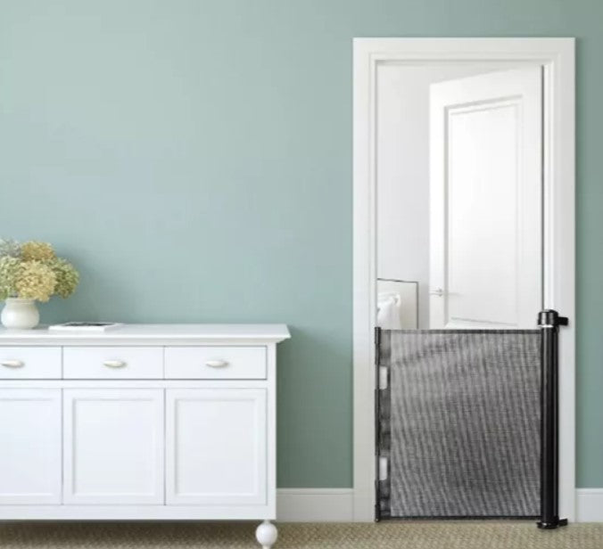 Puerta de seguridad extensible, persiana enrrollable