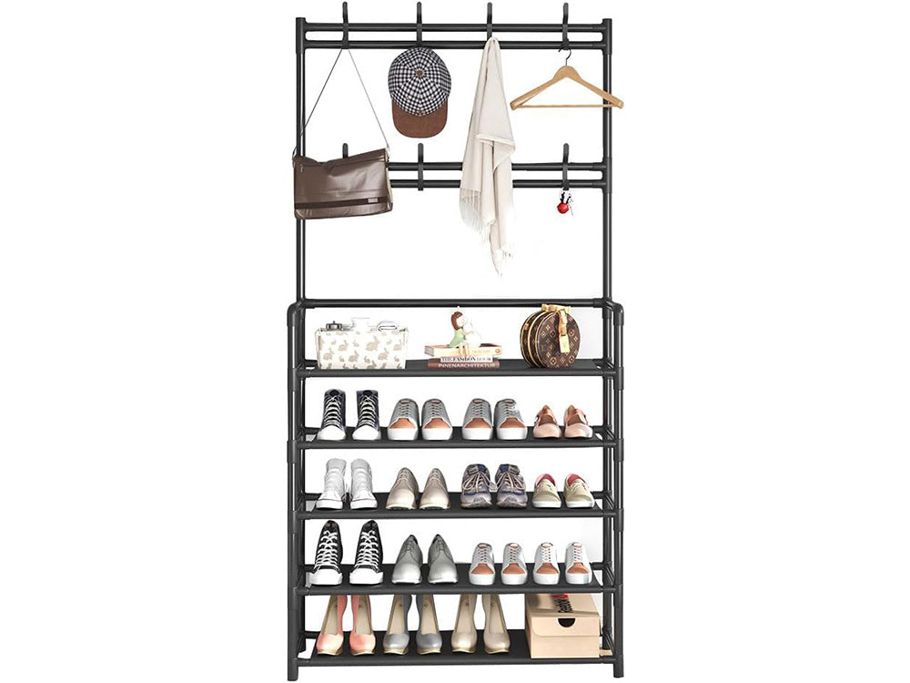 Percha de pie de metal de 5 niveles Mocka Store