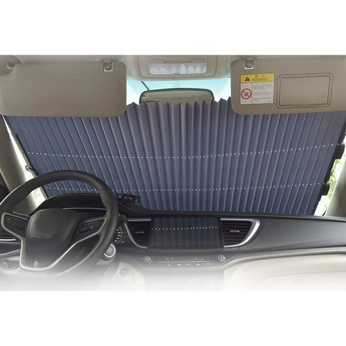 Parasol para coche con ventosas, persiana para coche, cubierta de ventana para cohce, armónica, 150cm x 60cm