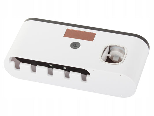 Porta cepillo de dientes esterilizador uv dispensador de cepillos de dientes organizador de pasta dental