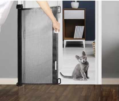 Puerta de seguridad extensible, persiana enrrollable