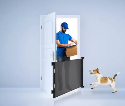 Puerta de seguridad extensible, persiana enrrollable
