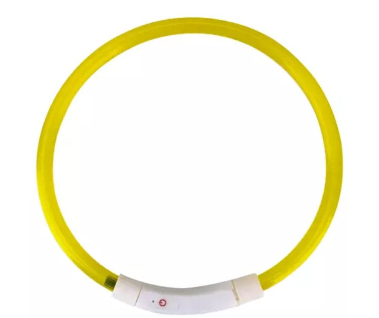 Collar con led iluminado para perros