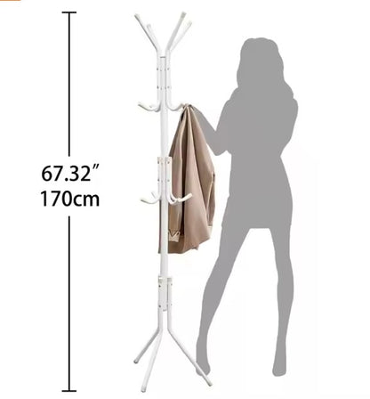 Perchero resistente, colgador de pie, para abrigos, sombreros, etc. 170cm