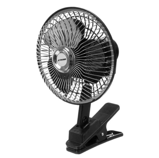 Ventilador rotativo silencioso con clip, para automóvil, conductos y pasajero, hierro, capacidad de enfriamiento y oscilación