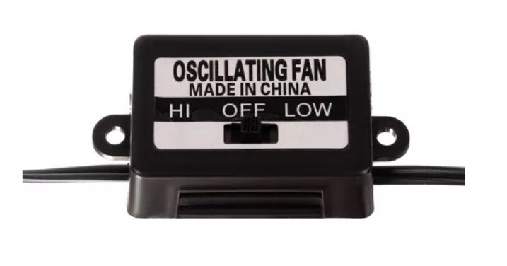 Ventilador rotativo silencioso con clip, para automóvil, conductos y pasajero, hierro, capacidad de enfriamiento y oscilación