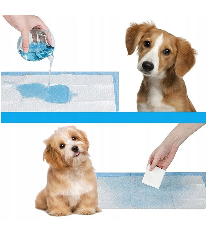 Almohadillas de higiene absorbentes desechables, 100 piezas y bolsas de excremento regalo