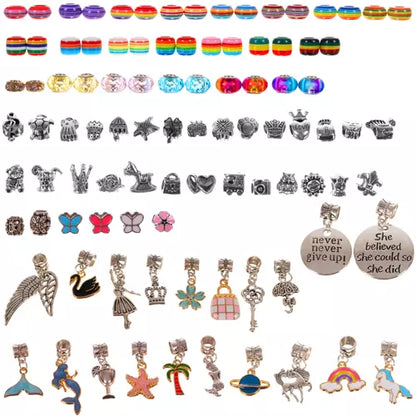 Kit para hacer joyería, pulseras infantiles