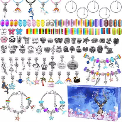 Kit para hacer joyería, pulseras infantiles