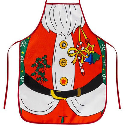 Delantal navidad, santa claus