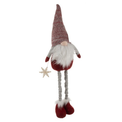 Gnomo navideño, enano, gnomo telescópico 82cm
