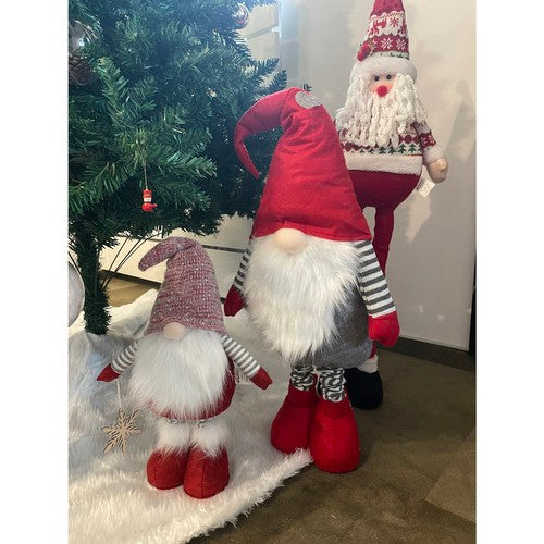 Gnomo navideño, enano, gnomo telescópico 82cm