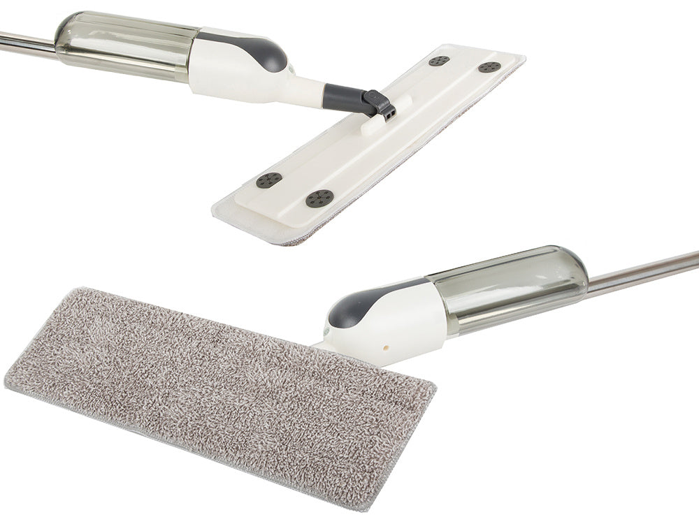 Fregona plana con pulverizador, 3x bobinas microfibra Mocka Store