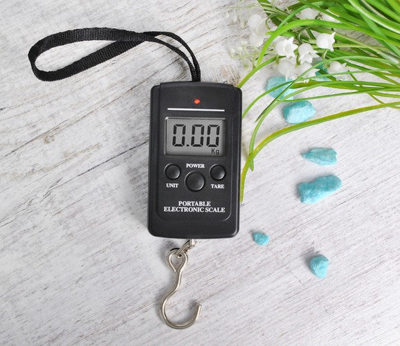 Báscula con gancho led 40 kg