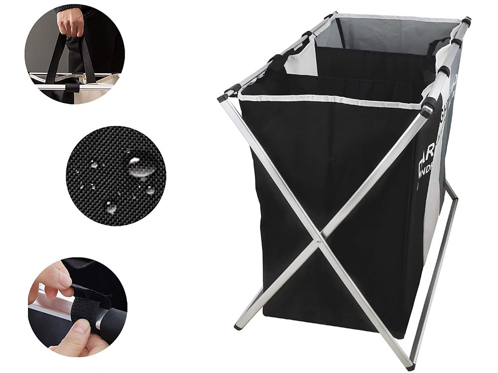 Cesta para la ropa de 3 compartimientos, 135L Mocka Store