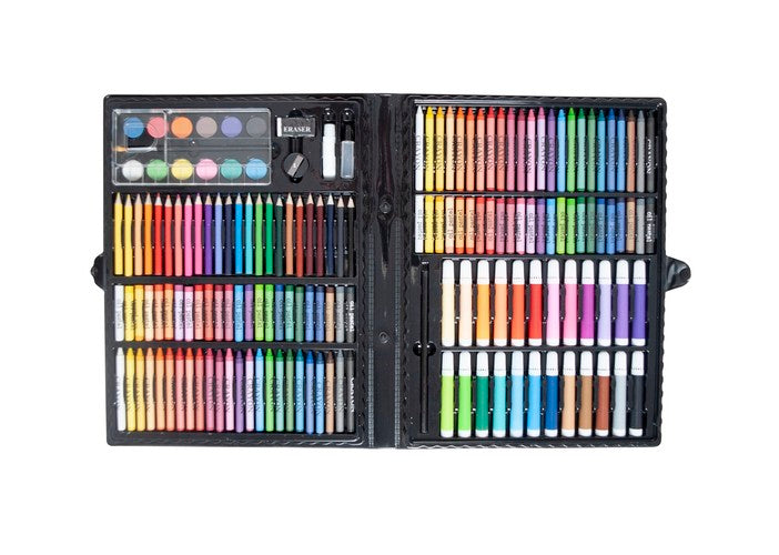 Kit de pinturas en maleta negra, 168 uds.