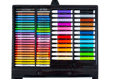 Kit de pinturas en maleta negra, 168 uds.