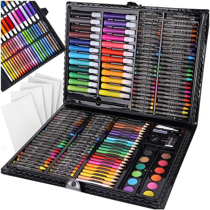 Kit de pinturas en maleta negra, 168 uds.
