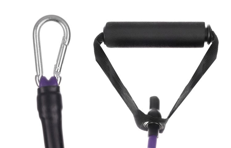 Tabla de ejercicios con asas  para flexiones y cable de fitness