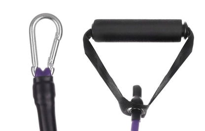 Tabla de ejercicios con asas  para flexiones y cable de fitness
