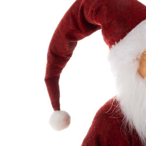 Figura papá noel grande, santa claus 45cm, calidad premium