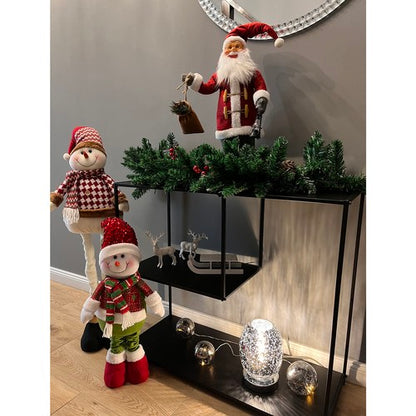 Figura papá noel grande, santa claus 45cm, calidad premium