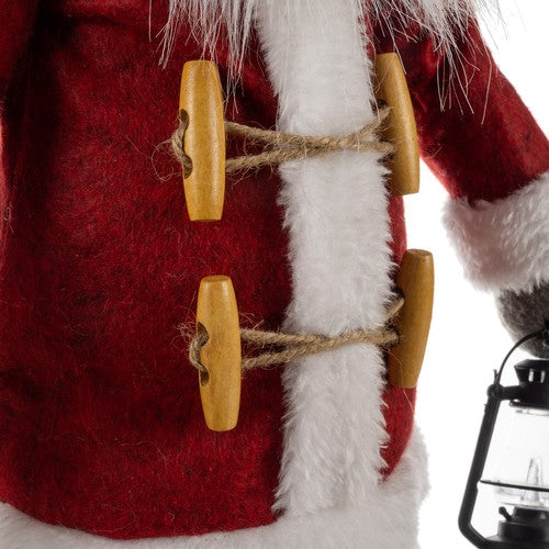 Figura papá noel grande, santa claus 45cm, calidad premium