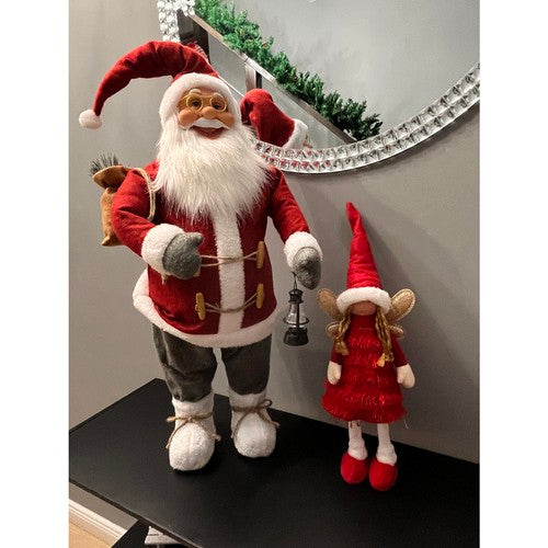 Figura de papá noel, santa claus 60 cm