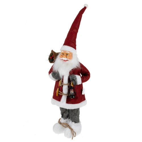 Figura de papá noel, santa claus 60 cm
