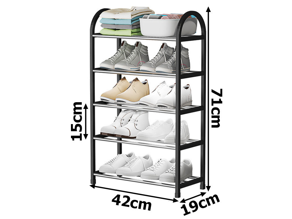 Estante para zapatos, organizador de zapatos 5 niveles