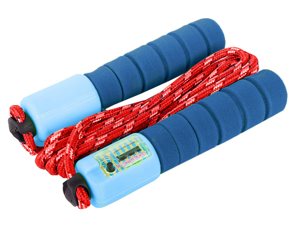 Cuerda para saltar con movimiento de ejercicio físico de cuerda ajustable para crossfit contador