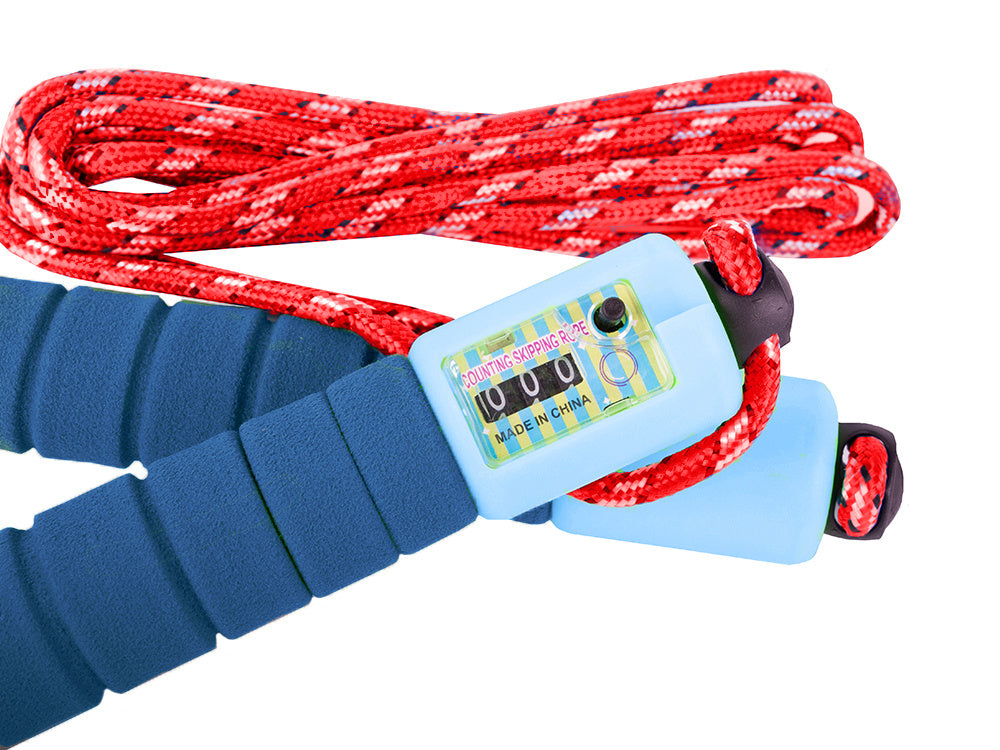 Cuerda para saltar con movimiento de ejercicio físico de cuerda ajustable para crossfit contador