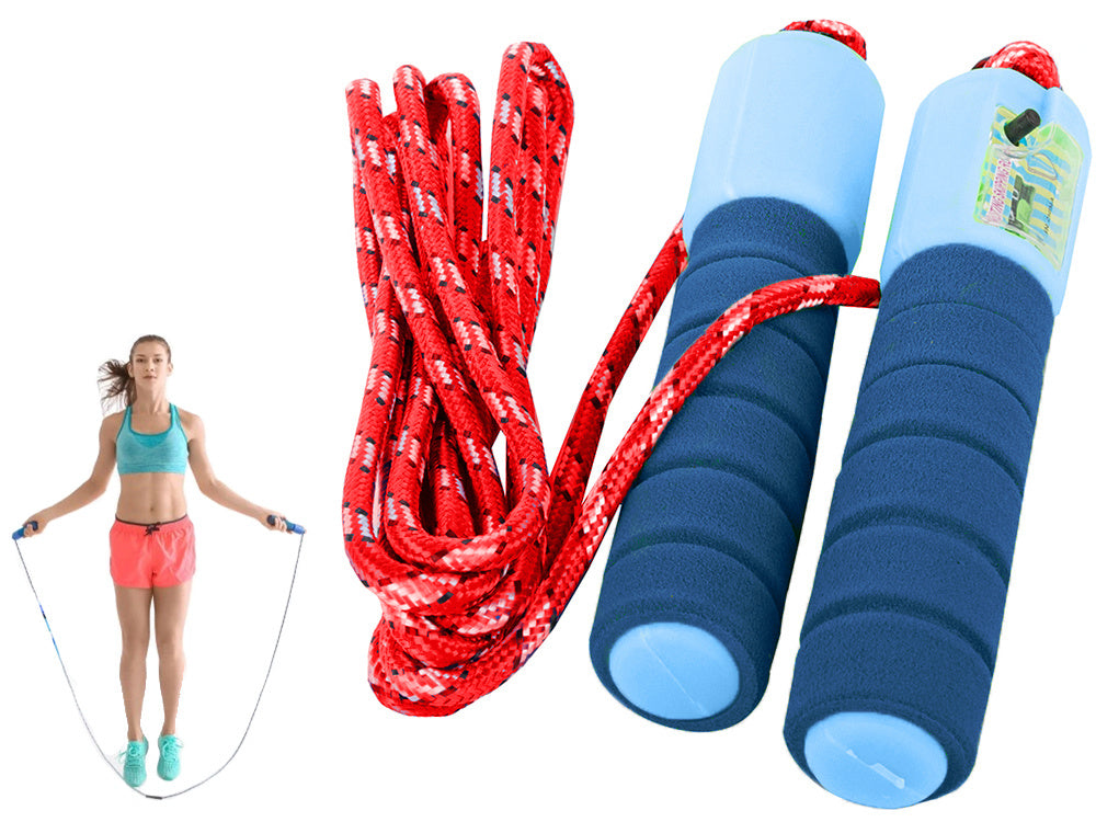 Cuerda para saltar con movimiento de ejercicio físico de cuerda ajustable para crossfit contador