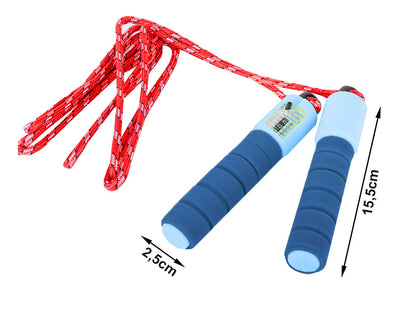 Cuerda para saltar con movimiento de ejercicio físico de cuerda ajustable para crossfit contador