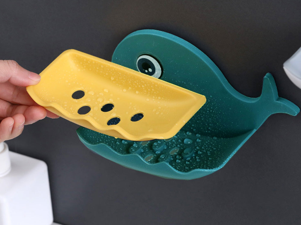Jabonera para jabón de baño, ballena