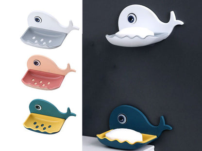 Jabonera para jabón de baño, ballena