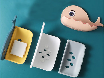 Jabonera para jabón de baño, ballena
