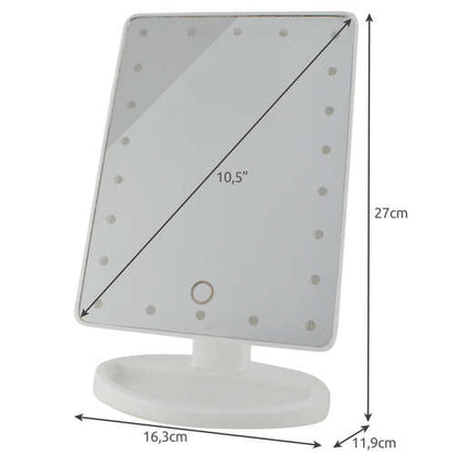 Espejo led, 22 leds